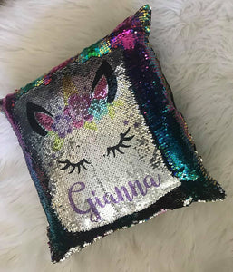 Magic Rainbow Unicorn Pillow