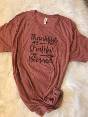 Thankful Grateful Blessed shirt