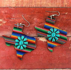 Texas Serape Earrings