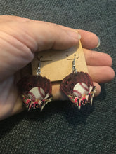 Load image into Gallery viewer, Wooden Baseball Mom Earrings