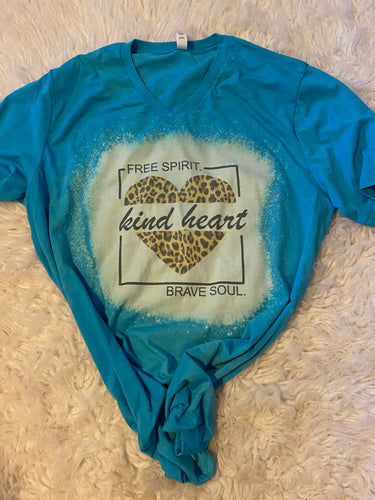 Kind heart leopard fundraiser shirt