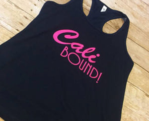 Cali Bound ladies trip tank top