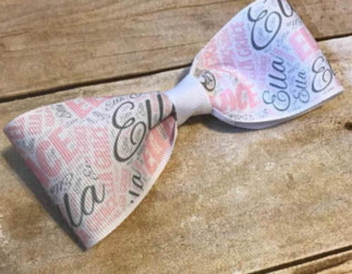 Custom name art bow