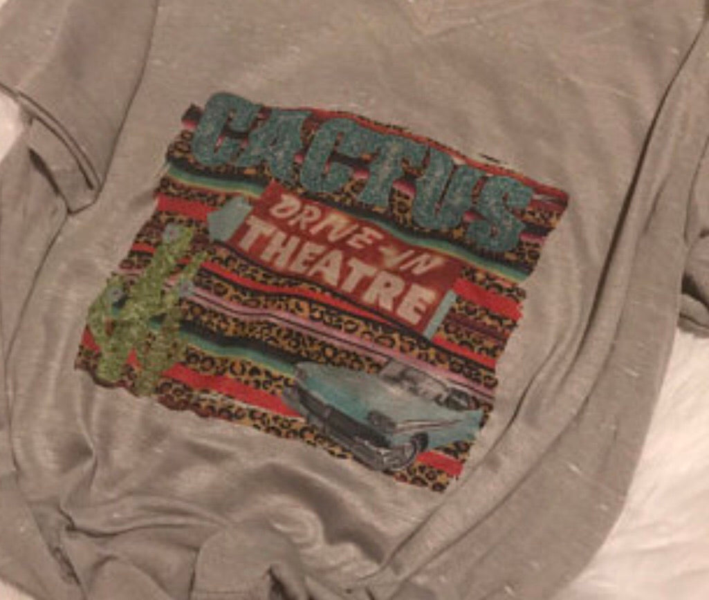 Ladies Cactus Movie Drive in Shirt shirt