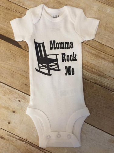 Momma Rock me Baby outfit