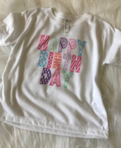 Happy Birthday girl outfit set