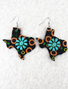 Texas Sunflower Earrings